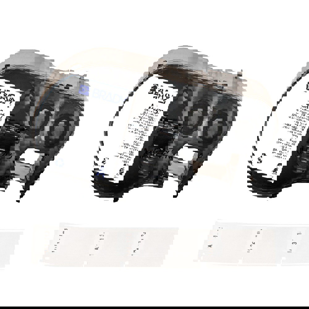 Labels, Ribbons & Tapes; Application: Self-Laminating Labels ; Type: Self-Laminating Labels ; Color Family: White ; Color: Black on White, Clear ; Number Of Labels Per Roll: 200 ; For Use With: BMP41; BMP51; BMP53; M511